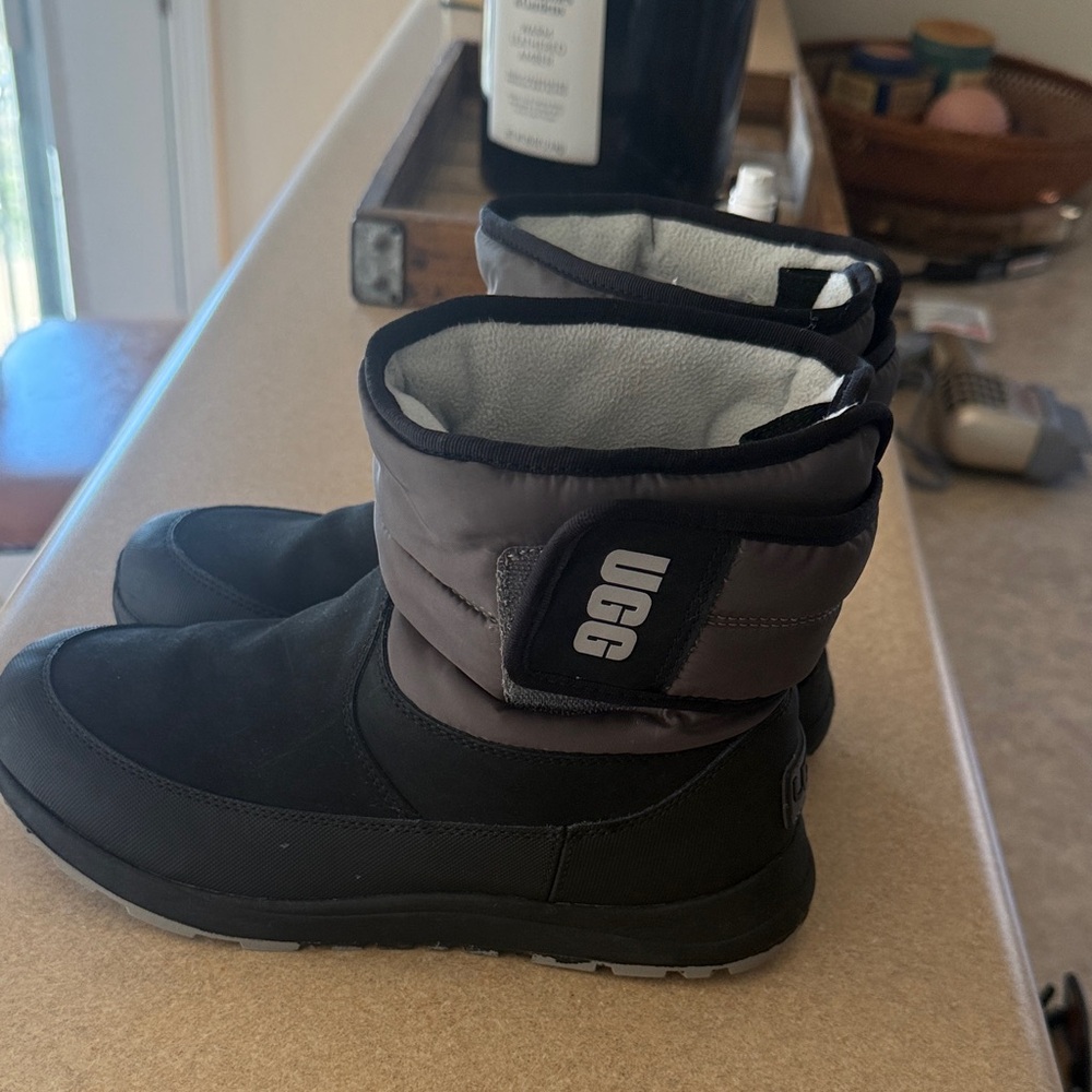 UGG Black and Gray Snow Boots